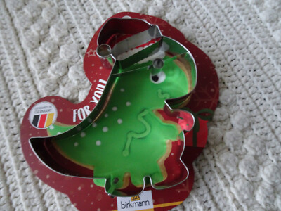 RBV Birkmann DINOSAUR Santa Hat Jumbo X-Large Cookie Cutter NWT