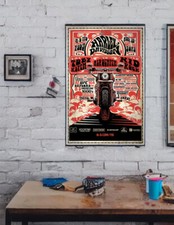 Reproduction Concerts Vintage/Retro Home Décor Posters & Prints