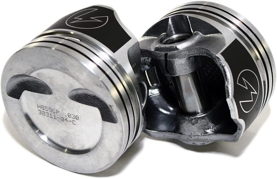 SPEED PRO Hypereutectic DISHED Pistons Set/8 Chevy SB 350 383 use w/5.7