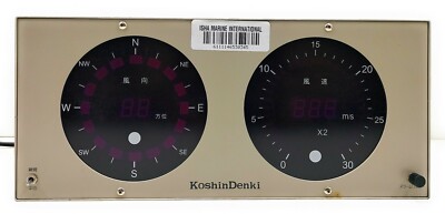 Koshin Denki MP-010 Marine Vane Anemometer Wind Richtung Indikator