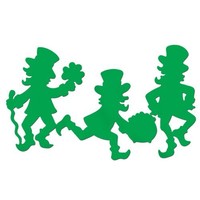 Beistle 33018 24-pack Decorative Leprechaun Silhouettes, 17-inch By 15-inch, on sale Beistle 33018 24-pack Decorative Leprechaun Silhouettes, 17-inch By 15-inch, on sale