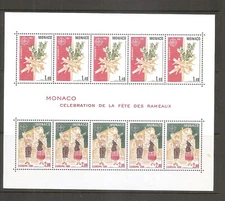 Monaco SC # 1279a Europa Cept 1981( Palm Sunday Traditions ) MNH