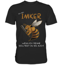 Lustiges Imker T-Shirt | Bienenzüchter Geschenkidee Honigwaben Imkerei Biene