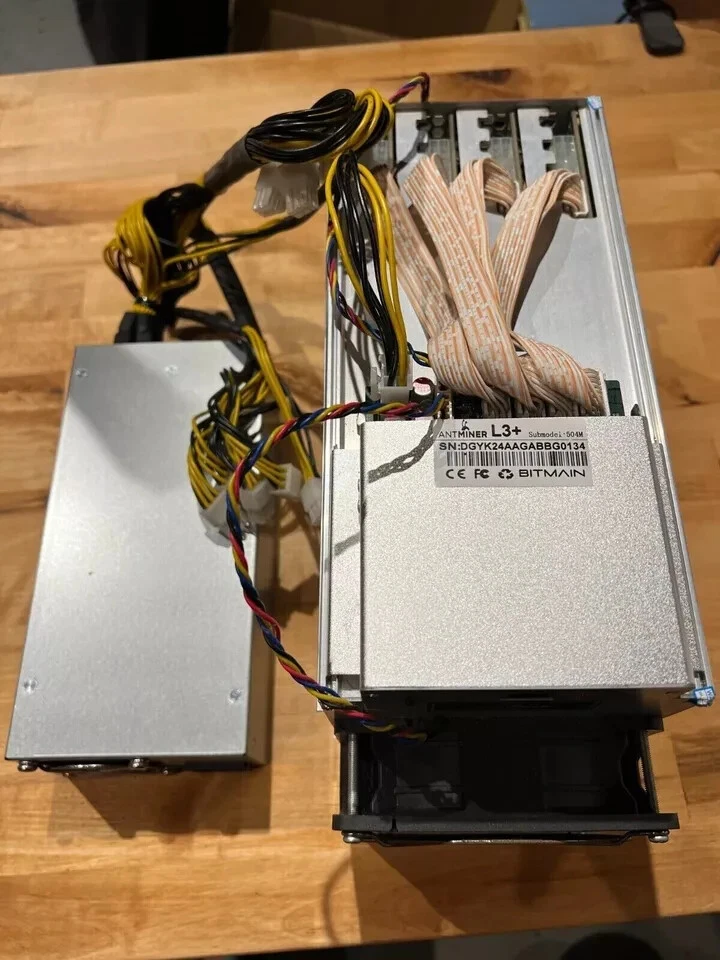 Bitmain Antminer L3+ 800W 504 Mh/s ASIC Litecoin LTC/Dodge Miner With PSU - Image 2 of 4