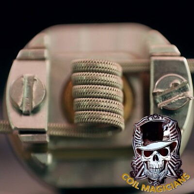 6 x RDL SFC Swaggerton Ni80 2,5mm ID 0,45 Ohm 6 x Coils Staggered Fused Boro RBA