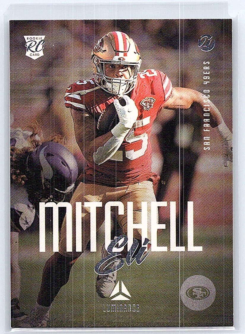 2021 Panini Chronicles #220 Eli Mitchell Luminance Update Rookies Pink