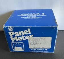 -YOKOGAWA PANEL METER-NOS-please See All Photos For #'s & Info
