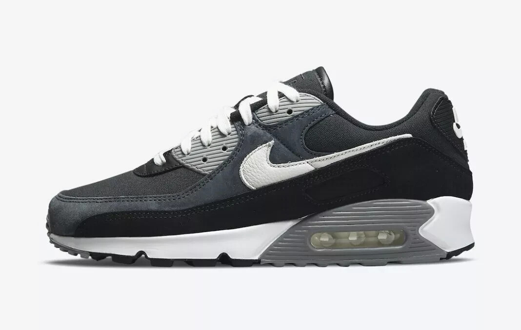 Кроссовки Nike Air Max 90 PRM Premium Off Noir в стиле ретро DA1641 003 Мужские Размер 8