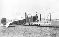 Biplane Passenger Rides Trenton New Jersey NJ Reprint Postcard