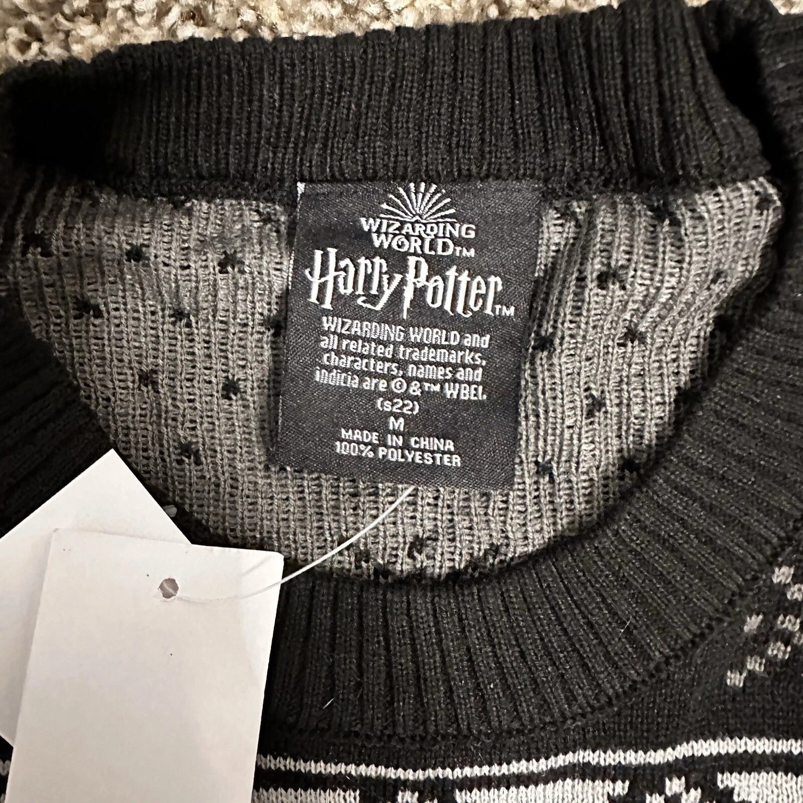 Harry Potter Men's House Crests Ugly Christmas Sweater