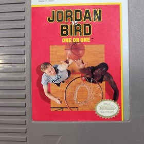 Jordan Vs. Bird One on One Nintendo NES Game Authentic Video Game Cart