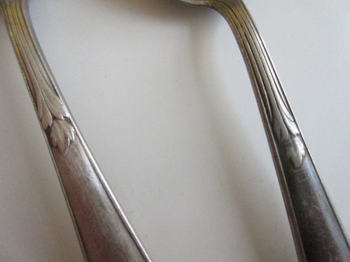 ஐ WMF ஐ 2 Silberbesteck Löffel * alt antik * - Bild 2 von 5
