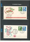 GERMANY 2 ILLUSTRATIVE COVER BIRDS PEACE COOPERATION SET FDC Europa LOT(GER 35)