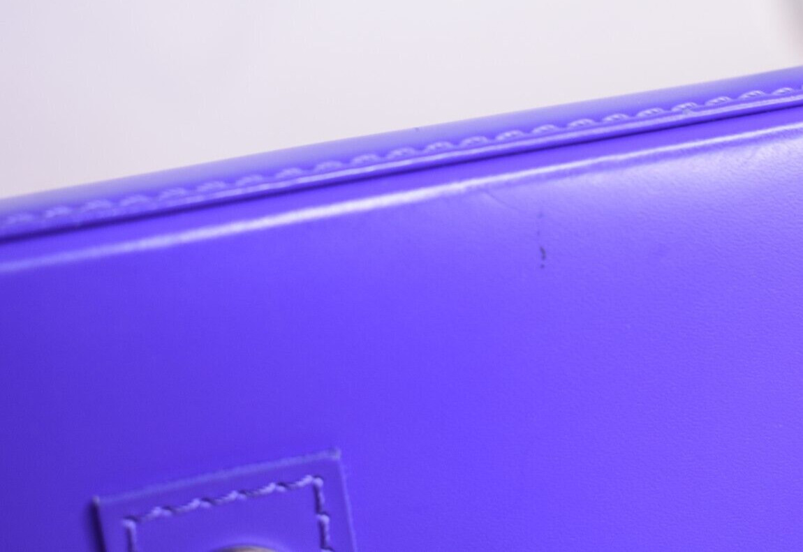 LOUIS VUITTON Purple Epi Leather GM Alma Handbag Purse W/ Dustbag ... s l1200