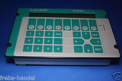 LAUER PANEL PCS LIGHT 00190 K4 / PG 080.08.E 011097 CONTROL PANEL OPERATOR PANEL