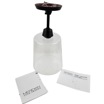 Meridian Lite Trends Ceiling Light M60010 Oil Rubbed Bronze Finish Semi Flush