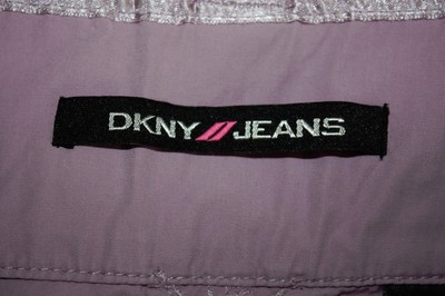 Pantalon Capri Femme DKNY Jeans, Couleur Violet, Taille 5 Junior - Occasion Très Bon état