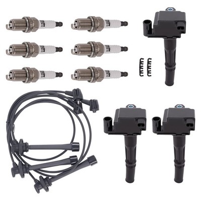 3x Ignition Coil & Wireset + 6x Spark Plug for Toyota Tacoma 3.4L V6 1995-2004