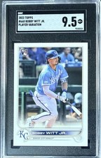 2022 Topps #660 Bobby Witt Jr SP Player Variation Rookie Card RC SGC 9.5