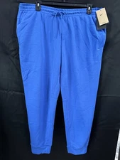 Nike Primary Fleece Dri-FIT Men's Size XXL Comet Blue UV Performance Joggers $80