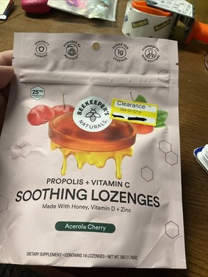 Beekeepers Natural Soothing Lozenges 14 Count