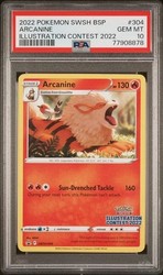 Arcanine (Illustration Contest 2022) SWSH304 Pokémon TCG Promo