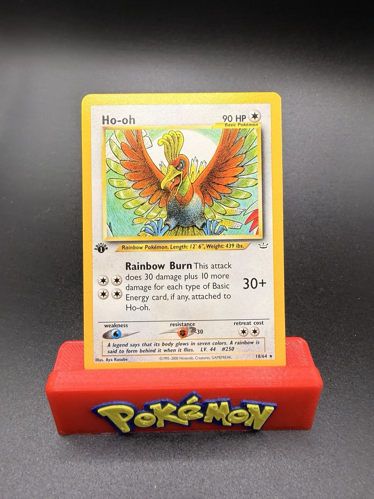 Ho-oh 18/64 NM Non Holo Rare 1st Edition Neo Revelation 2001 Pokemon TCG