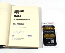 Bill Freehan Signed Behind The Mask Hardcover Book Tigers JSA Auto DA070199