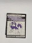 Scorponok Action Figure Instruction Manual Booklet 1987 G1 Transformers