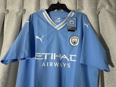 Manchester City 23/24 Home Puma Ultraweave Authentic Soccer Jersey