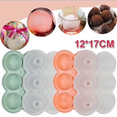 Eiskugelform Eiswürfelform Ice Balls Eiskugeln Eisbälle Whiskey XXL Rund Silikon