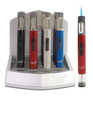 Scorch Torch - Slim Pencil Torch with see-through butane tank - 7''
