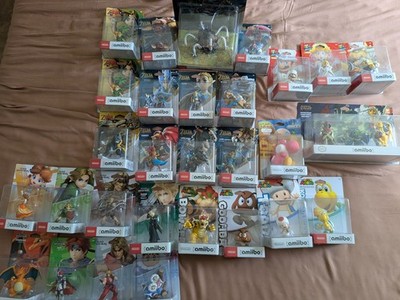 Amiibo Lot of 32 sealed figures, including BOTW, Mario Odyssey, Shovel Knight!