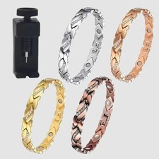 Women s Magnetic Pure Copper Bracelet 3500 Gauss Magnets, Adjustable Sparkling