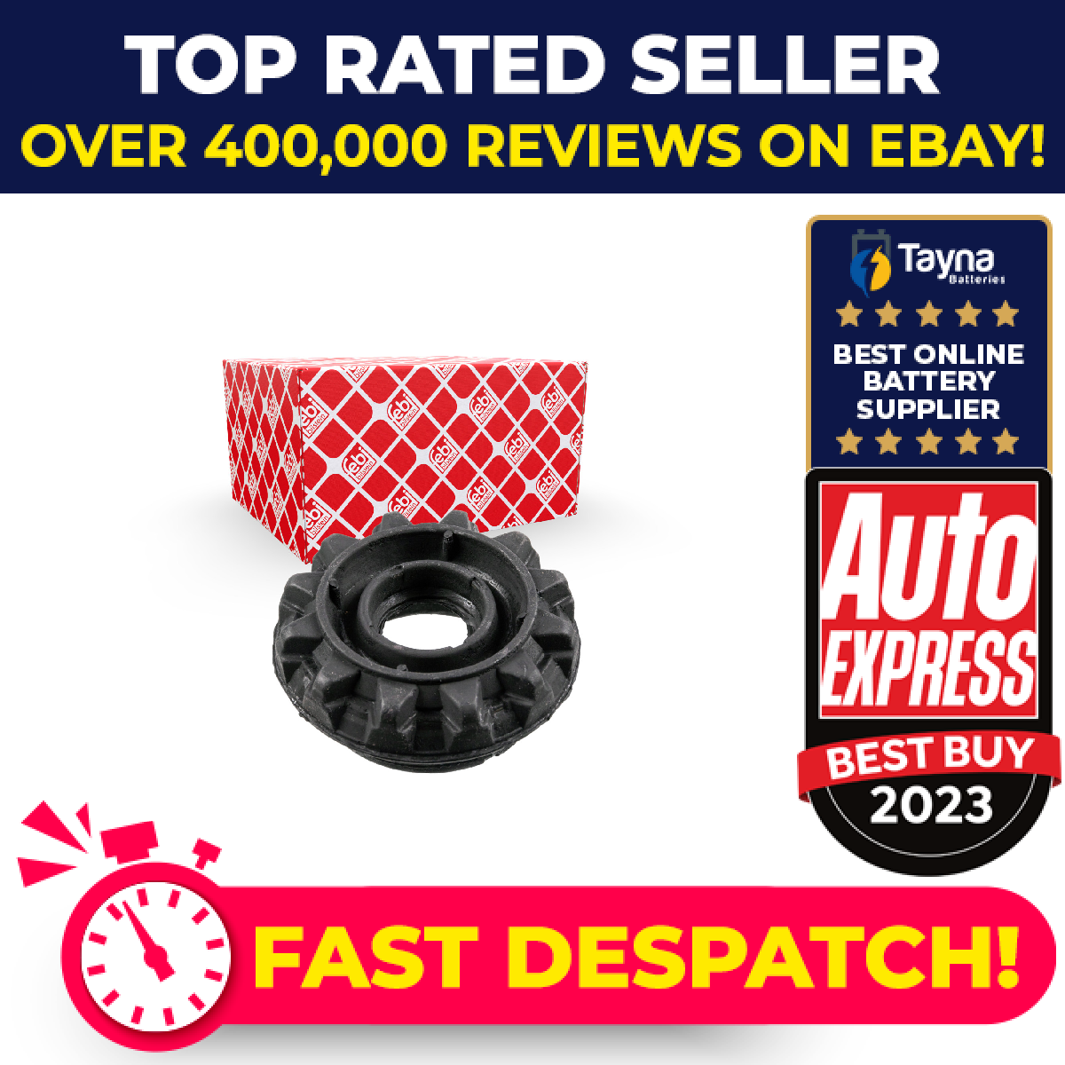 Top Strut Mounting fits VW POLO Mk3 1.7D Front 97 to 99 6N0412331 6N0412331A New