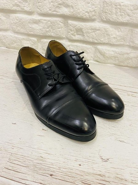 Men Billionaire Heels Black Leather 41