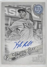 2018 Topps Gypsy Queen Black & White 30/50 Blake Snell #GQA-BS Auto fl4