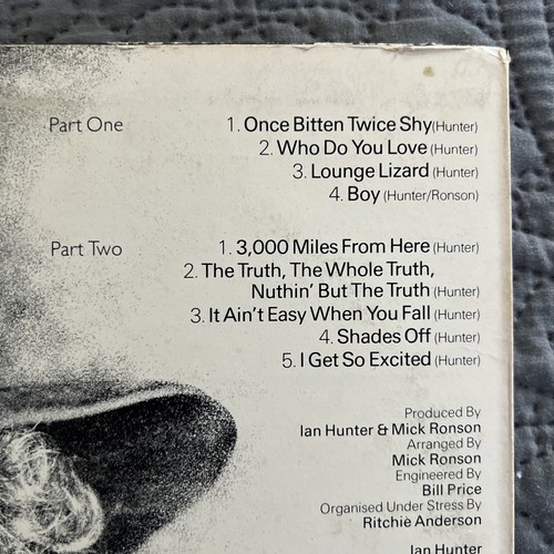 Ian Hunter - Ian Hunter Self Titled LP (Columbia PC 33480) Pitman Pressing 1975 - Picture 7 of 20