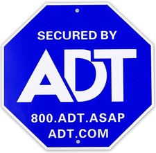 Security Signs & 10 Pcs ADT Window Stickers ADT Yard Sign  Weatherproof