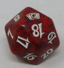 Magic the Gathering 9th Edition Red Spindown Dice