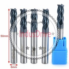 5P 6mm Shank Tungsten Carbide 4 Flute End Mill CNC Milling Cutter HRC50 End Mill