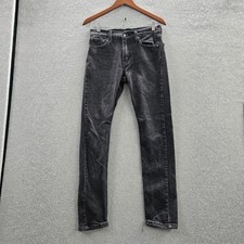 Levi's 510 Men Jeans 30X32 Black Denim Skinny Fit 29" Inseam
