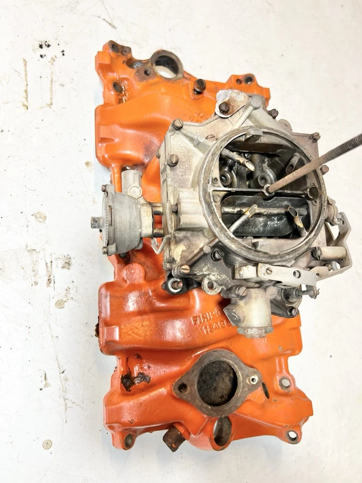 1957 Chevy BelAir Corvette coletor de admissão pacote de energia 283 C.I 3731398 com Rocheste - Imagem 3 de 4