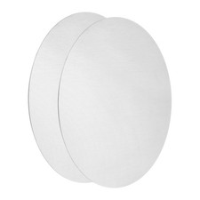 2Pcs Aluminum Disc 6" 150mm Dia 0.02" 0.5mm Thick Round 1060 Aluminum Sheet