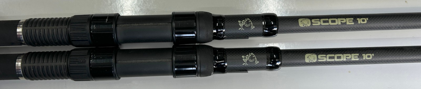 Nash Scope Shrink 10ft 4.5lb Carp Rods X2