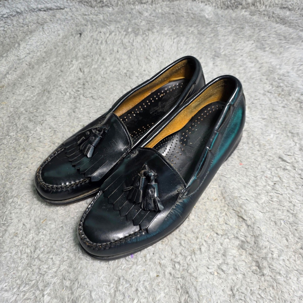 GH Bass & Co Weejuns Layton Kiltie Tassel Loafers Men\'s Sz 10C Shoes G.H. Bass Weejun Layton II Moc Kiltie Tassel Loafers - Black  main image 4