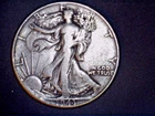 1943  Liberty Walking Half,  Circulated Ave, .3617 Oz Silver (US-8838)