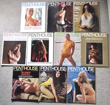 CHOICE of  10 X VINTAGE  1970 's VOLS :  1 to  8  PENTHOUSE  GLAMOUR MAGAZINES