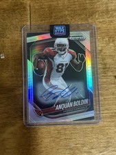 2025 Panini Prizm Black Anquan Boldin Silver Prizm Auto #2