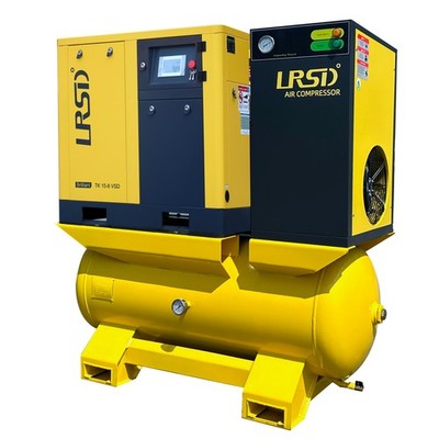 20hp 125Psi Rotary Screw air Compressor W/dryer/filters/80 ASME tank 230V 3Phase